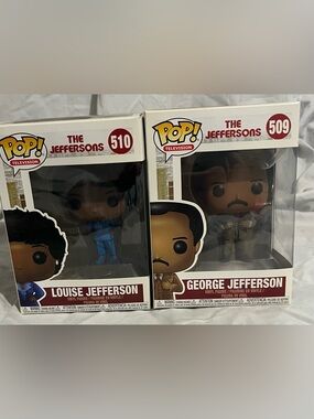 Funko Pop! The Jeffersons Louise & George Jefferson Vinyl Figures (Set)
